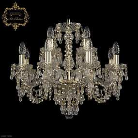 Хрустальная подвесная люстра Bohemia Art Classic 11.24.8+4.200.Gd.V0300.R801