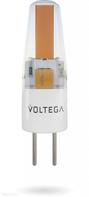 Лампа светодиодная Капсульная Voltega G4 2800К 2W VG9-K1G4warm2W-12
