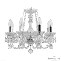 Хрустальная подвесная люстра Bohemia IVELE Crystal 101/8/141 Ni
