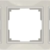 Рамка на 3 поста (слоновая кость, basic) Werkel WL03-Frame-03
