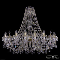 Большая хрустальная люстра Bohemia IVELE Crystal 1403/20/460/h-114 G
