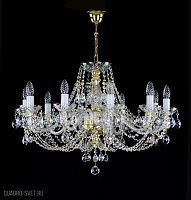 Подвесная хрустальная люстра ArtGlass ANGELIKA X. CE