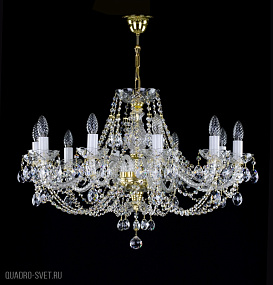 Подвесная хрустальная люстра ArtGlass ANGELIKA X. CE