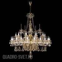 Большая хрустальная люстра ArtGlass SARA XXX. CE