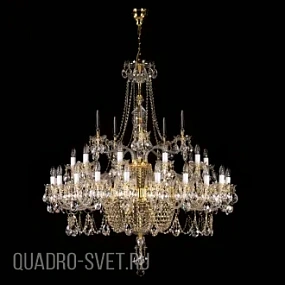 Большая хрустальная люстра ArtGlass SARA XXX. CE