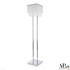 Хрустальный светодиодный торшер APL LED Sicilia SH500.T6.30-150.C.Ni.4000