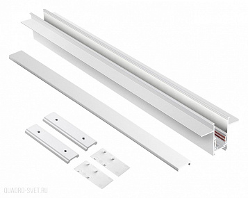 Шинопровод для встраиваемого монтажа в ГКЛ 48V NOVOTECH FLUM 135229