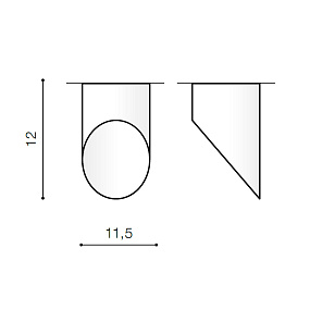 Накладной светодиодный светильник Azzardo Momo 12 AZ2281
