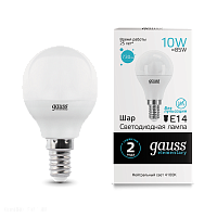 Лампа Gauss LED Elementary Globe 10W E14 4100K 53120