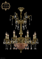 Хрустальная подвесная люстра Bohemia Art Classic 31.19.8.CK125SP.250SP.G.Sp.Amber.White.1A