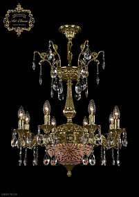 Хрустальная подвесная люстра Bohemia Art Classic 31.19.8.CK125SP.250SP.G.Sp.Amber.White.1A