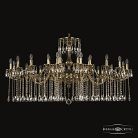 Большая хрустальная люстра Bohemia Ivele Crystal Florence 71105/24/590 A GB
