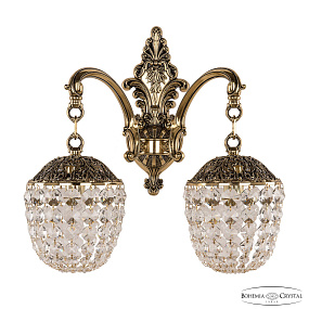 Бра с хрусталем Bohemia Ivele Crystal Verona 7209B14R/2/175 GB