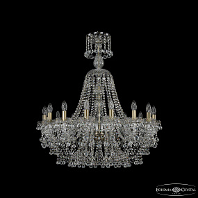 Большая хрустальная люстра Bohemia IVELE Crystal 1409/16/300/XL-96 Pa