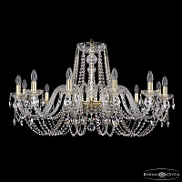 Хрустальная подвесная люстра Bohemia IVELE Crystal 1402/12/360/G