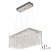 Хрустальная потолочная светодиодная люстра APL LED Sicilia SH05.57.A.Gd.3000.PK