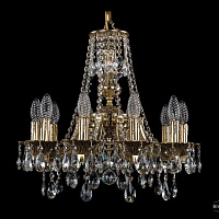 Литая подвесная люстра с хрусталем Bohemia IVELE Crystal 1771/10/150/A/GB
