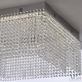 Хрустальная потолочная светодиодная люстра APL LED Sicilia SH04.52.A.Ni.4000.PK