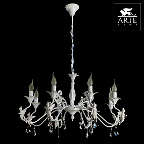 Люстра подвесная Arte Lamp ANGELINA A5349LM-8WH