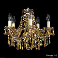 Хрустальная подвесная люстра Bohemia IVELE Crystal 1403/5/141 G M777