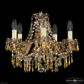 Хрустальная подвесная люстра Bohemia IVELE Crystal 1403/5/141 G M777