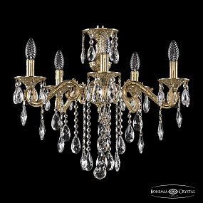 Подвесная хрустальная люстра Bohemia Ivele Crystal Florence 71202/5/175 B G