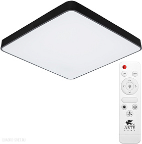 Потолочный светодиодный светильник Arte Lamp SCENA A2669PL-1BK