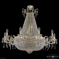 Большая хрустальная люстра Bohemia IVELE Crystal 2127H208/10/106IV/Y1 GW