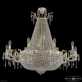 Большая хрустальная люстра Bohemia IVELE Crystal 2127H208/10/106IV/Y1 GW