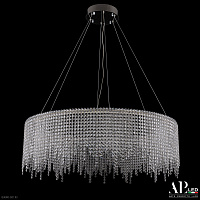 Большая хрустальная светодиодная люстра APL LED Sicilia SH02.93.B.Ni.4000