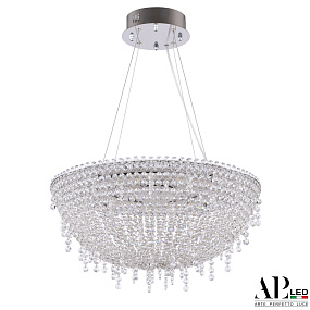 Хрустальная подвесная светодиодная люстра APL LED Sicilia SH501.0.50.B.LED -DIM.Ni