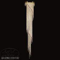 Люстра большая ARTGLASS SPIRAL 400x2300 RED CE