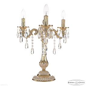 Хрустальная настольная лампа Bohemia IVELE Crystal 73101L/3/125 B GW