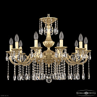 Хрустальная подвесная люстра Bohemia IVELE Crystal AL78101/10/250 A AG