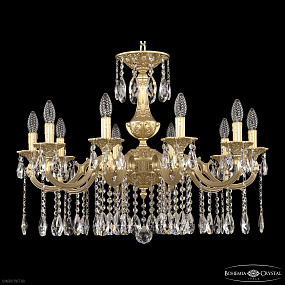 Хрустальная подвесная люстра Bohemia IVELE Crystal AL78101/10/250 A AG