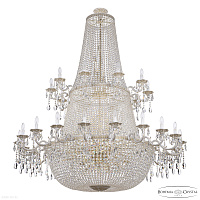 Большая хрустальная люстра Bohemia IVELE Crystal AL2211H201/20+10/162FL/2D WMG