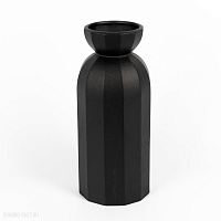 Ваза декоративная (глубокий черный)  CERAMICA DESIGN Lily L VLYL45-9005