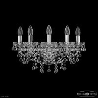 Бра хрустальное Bohemia IVELE Crystal 1409B/5/160 Ni