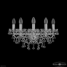 Бра хрустальное Bohemia IVELE Crystal 1409B/5/160 Ni