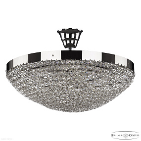 Хрустальная потолочная люстра Bohemia IVELE Crystal 19321/45NZ/LED-DIM Ni