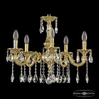 Подвесная хрустальная люстра Bohemia Ivele Crystal Florence 71101/5/175 A G