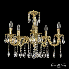 Подвесная хрустальная люстра Bohemia Ivele Crystal Florence 71101/5/175 A G