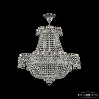 Хрустальная подвесная люстра Bohemia IVELE Crystal 19301/H1/55JB Ni