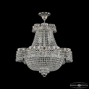 Хрустальная подвесная люстра Bohemia IVELE Crystal 19301/H1/55JB Ni