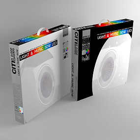 Светодиодный потолочный светильник CITILUX Light & Music CL703M60