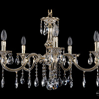 Литая подвесная люстра с хрусталем Bohemia IVELE Crystal 1702/5/265/A/GW