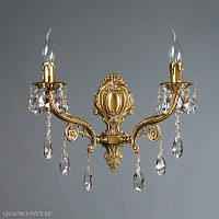 Бра AMBIENTE Ferro 8828/2 AB Tear Drop