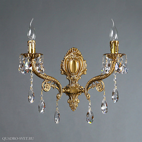 Бра AMBIENTE Ferro 8828/2 AB Tear Drop
