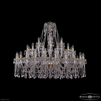 Большая хрустальная люстра Bohemia IVELE Crystal 1413/24+12+6/460 G
