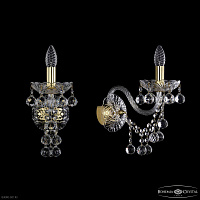 Бра с хрусталем Bohemia IVELE Crystal 1409B/1/195/XL G
